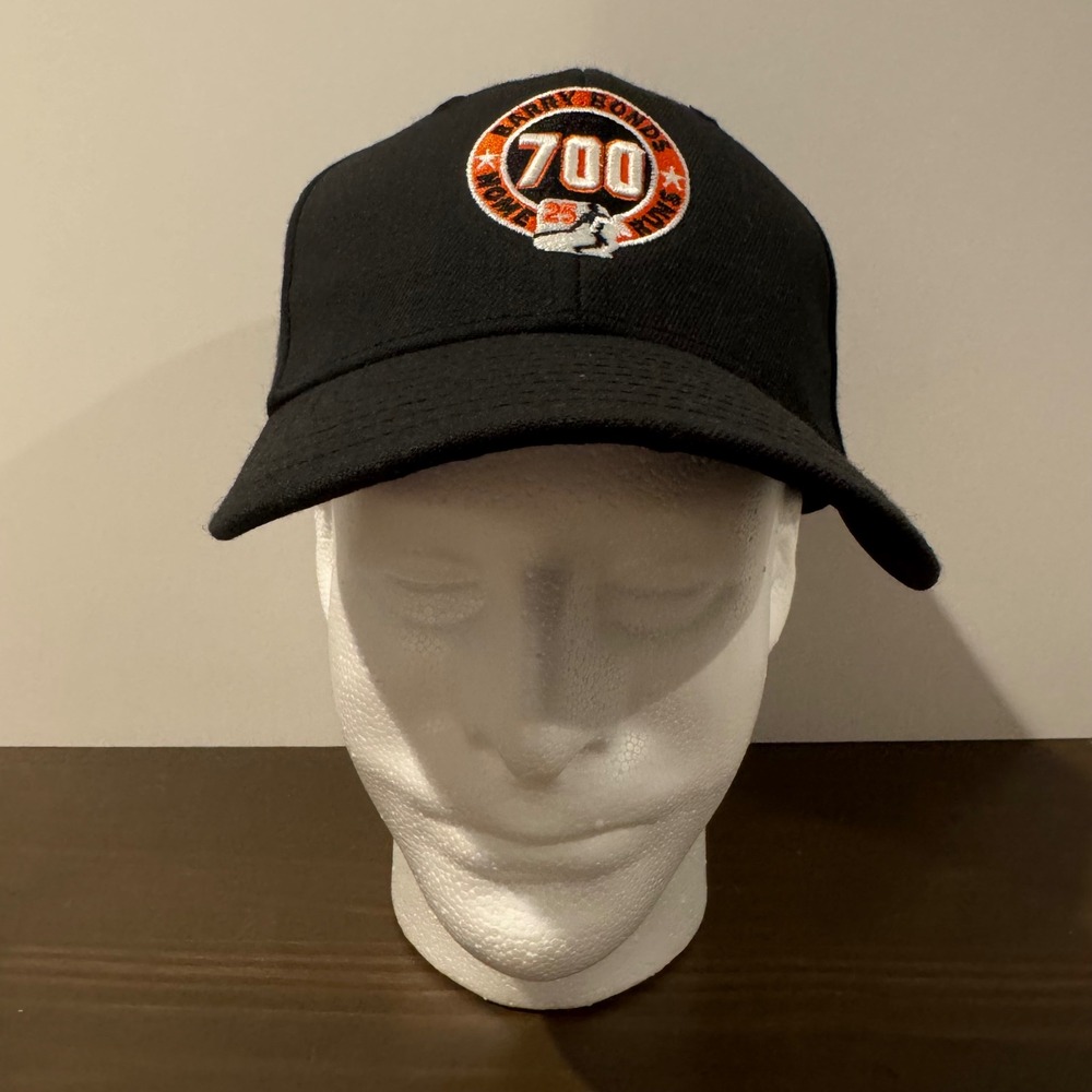 Vintage New Era Cap Barry Bonds 700 Home Runs MLB Baseball Hat Adjustable OSFA